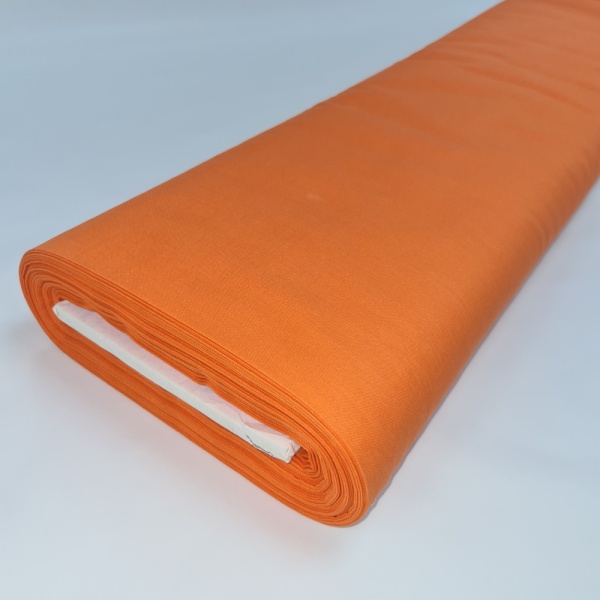 100% Cotton Fabric Orange (25 Metres)